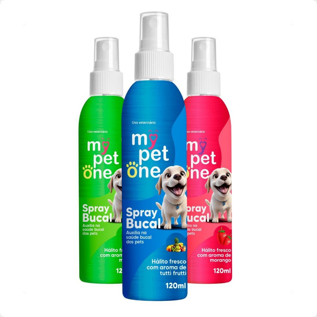 Spray Bucal Menta para Cães e Gatos Mypetone - 120mL