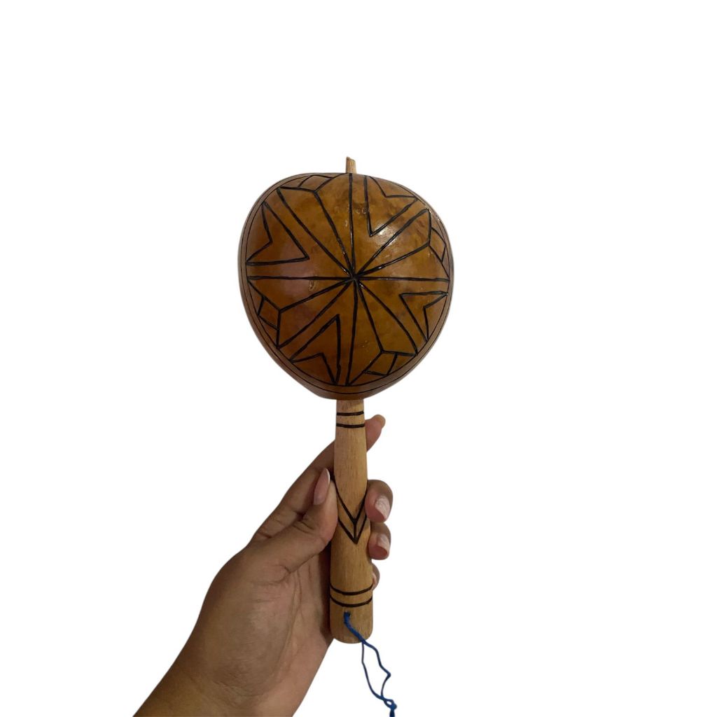 Maraca Chocalho Indio Cabaça Artesanal Indígena