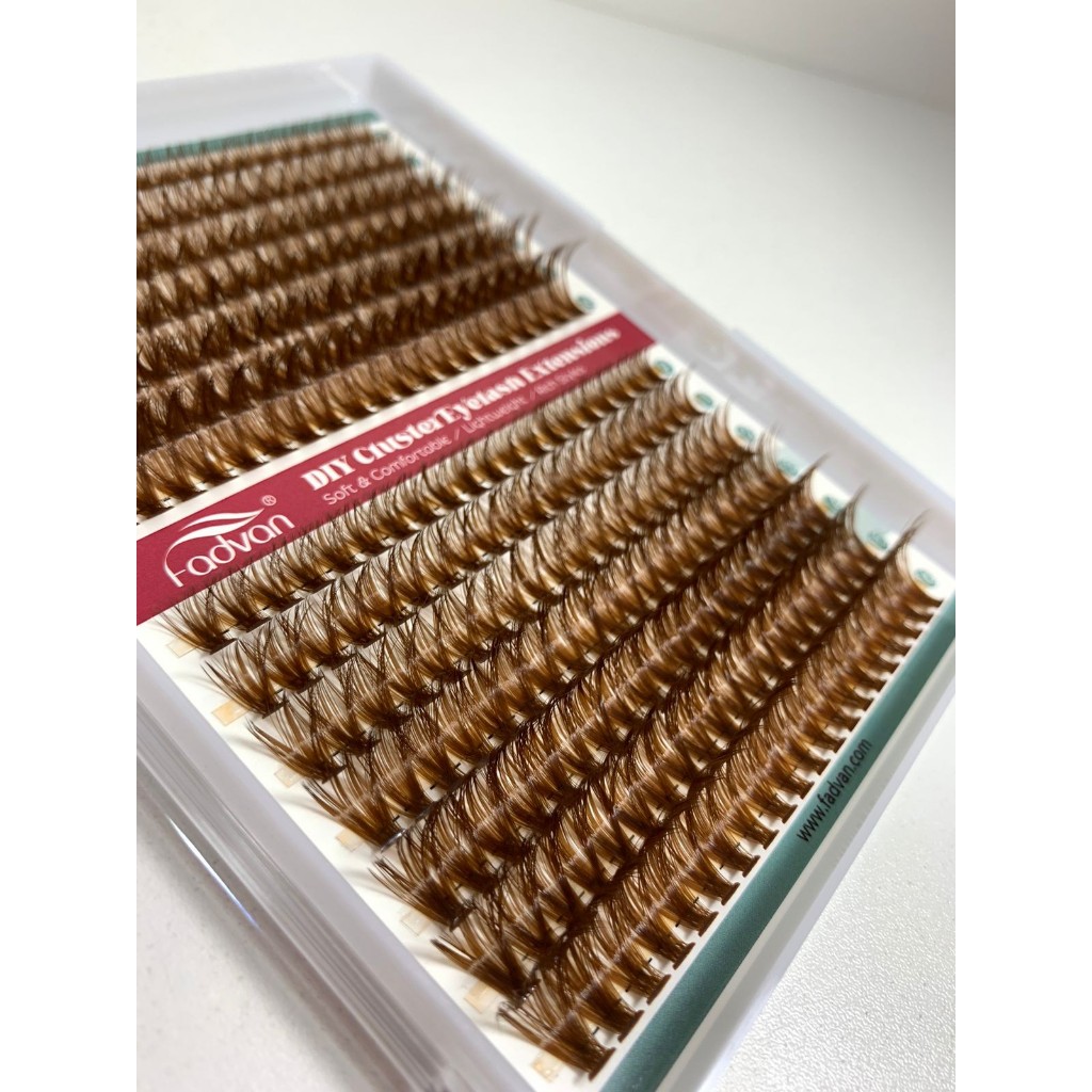 CÍLIOS FADVAN MARROM TUFINHO MARROM TUFO SEDA MARROM MIX em Oferta na Shopee