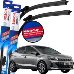 Par Palheta Limpa Para Brisa HB20 2020 à 2024 Multiclip Bosch