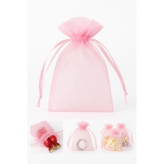 20/30/50/100 Sacos de Organza, Saquinhos cor: Rosa 10x15 P/ Lembrancinhas em Oferta na Shopee