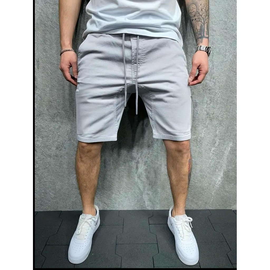 Bermuda Sarja Colorida Masculina Premium | Estilo e Conforto | Diversas Cores Disponíveis