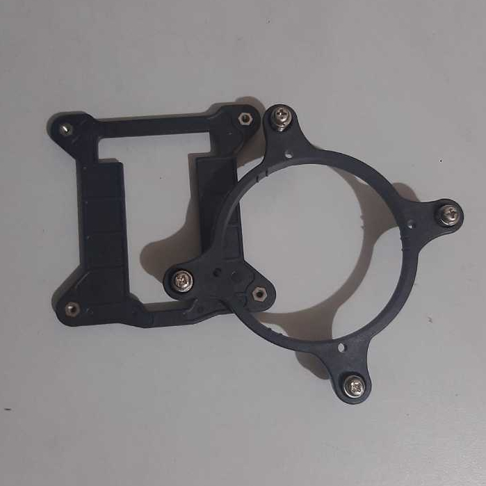 Kit Suporte Cooler Intel 115x Retention Bracket + Backplate Fixação Processador PC Desktop
