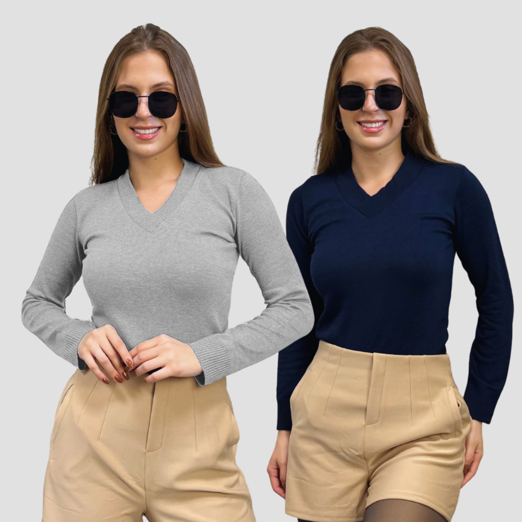 Tricô Blusa de Lã Feminina: Onde Comprar | BuscaProdutos
