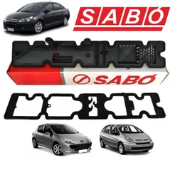 Junta Tampa de Válvulas Com Defletor Peugeot 307 2.0 16v Citroen C4 Pallas 2.0 Original Sabó 75701