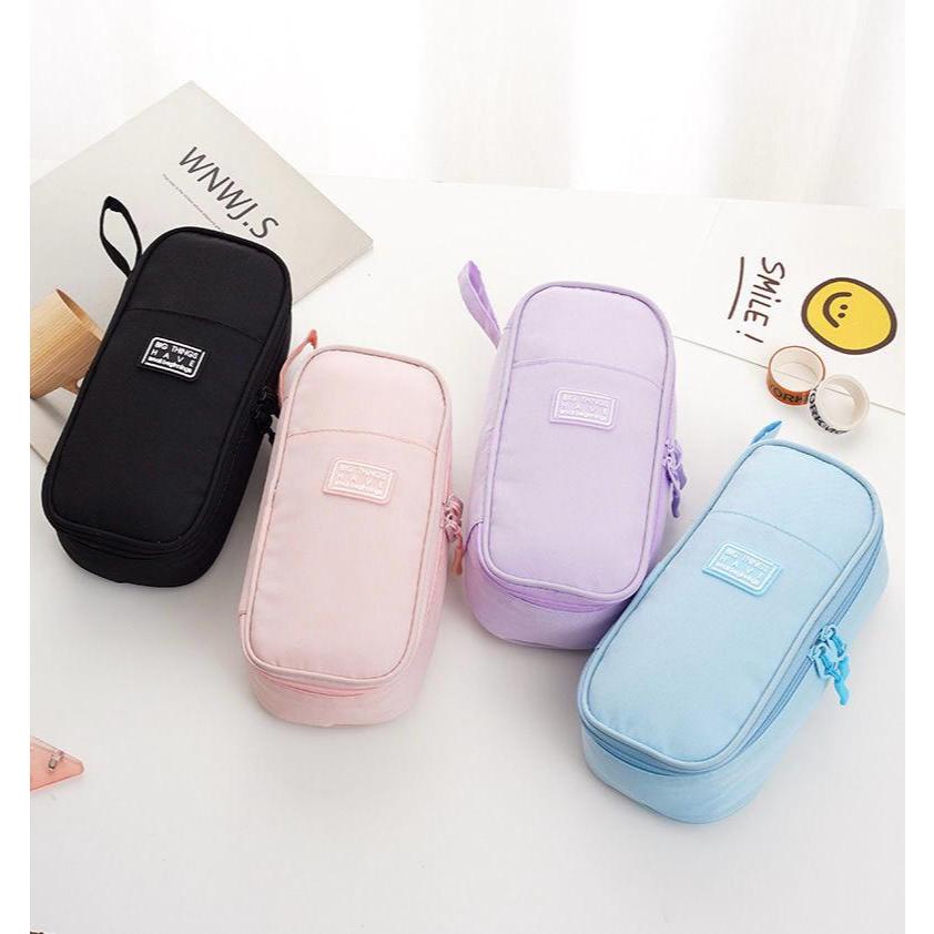 Estojo De Lápis De Grande Capacidade Camada Escolar-luna_hyq em Oferta na Shopee