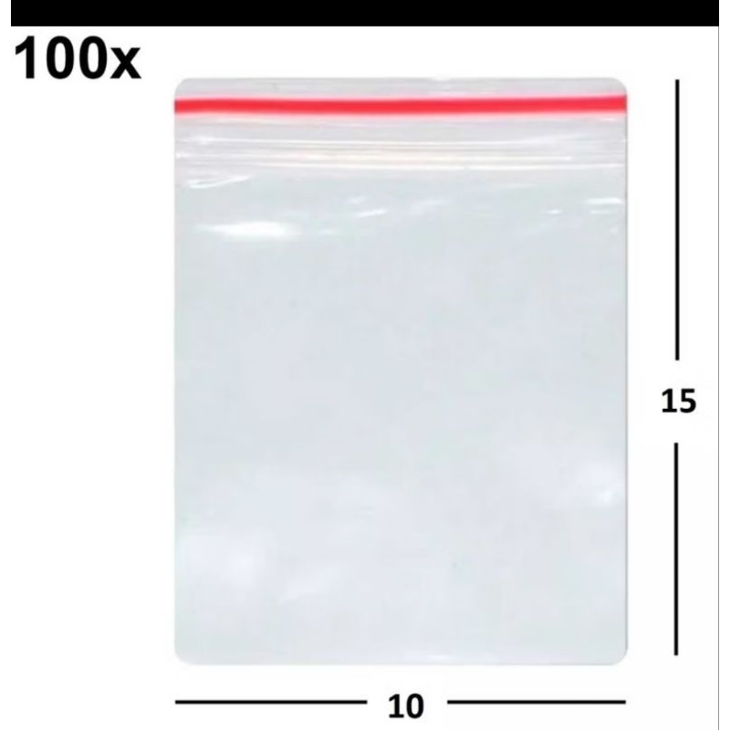 Saco Plástico Transparente 10x15  Fecho ZIP Hermético Abre E Fecha Com / 500 Unidades. Entregar Rápida.