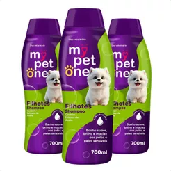 Kit 3 Shampoo Filhotes Mypetone - 700mL