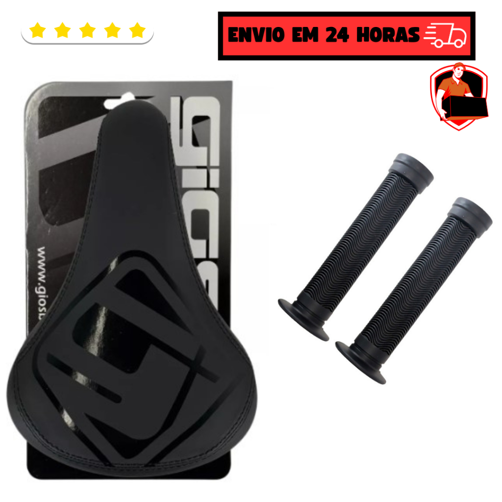 Selim Gios Banco de Bicicleta/Selim BMX/Selim Bike/Banco da Gios (CORES) GiosBmx Freeride DH Punho Giosbr 150mm