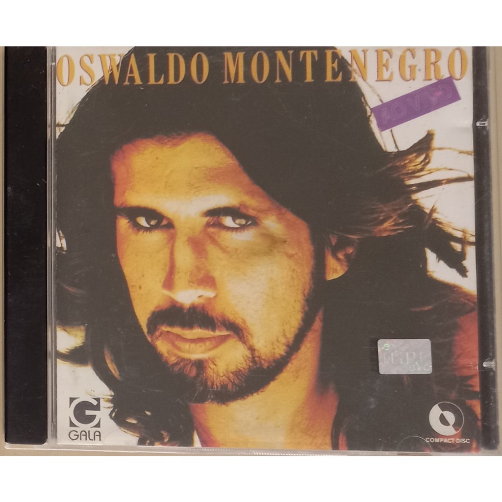 Cd Oswaldo Montenegro - Ao Vivo (sem contra capa)