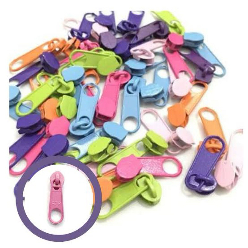 50 UNID CURSOR TRATOR N.5 COLORIDO (SOMENTE O CURSOR) - para bolsas e mochilas em Oferta na Shopee