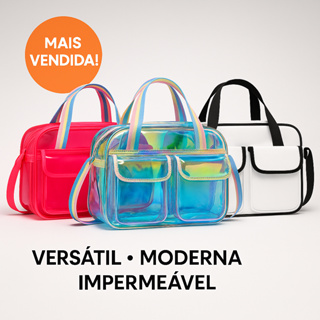 Bolsa Estilo Premium | Versátil para Academia, Viagem ou Mamãe Moderna | May Bags Original em Oferta na Shopee