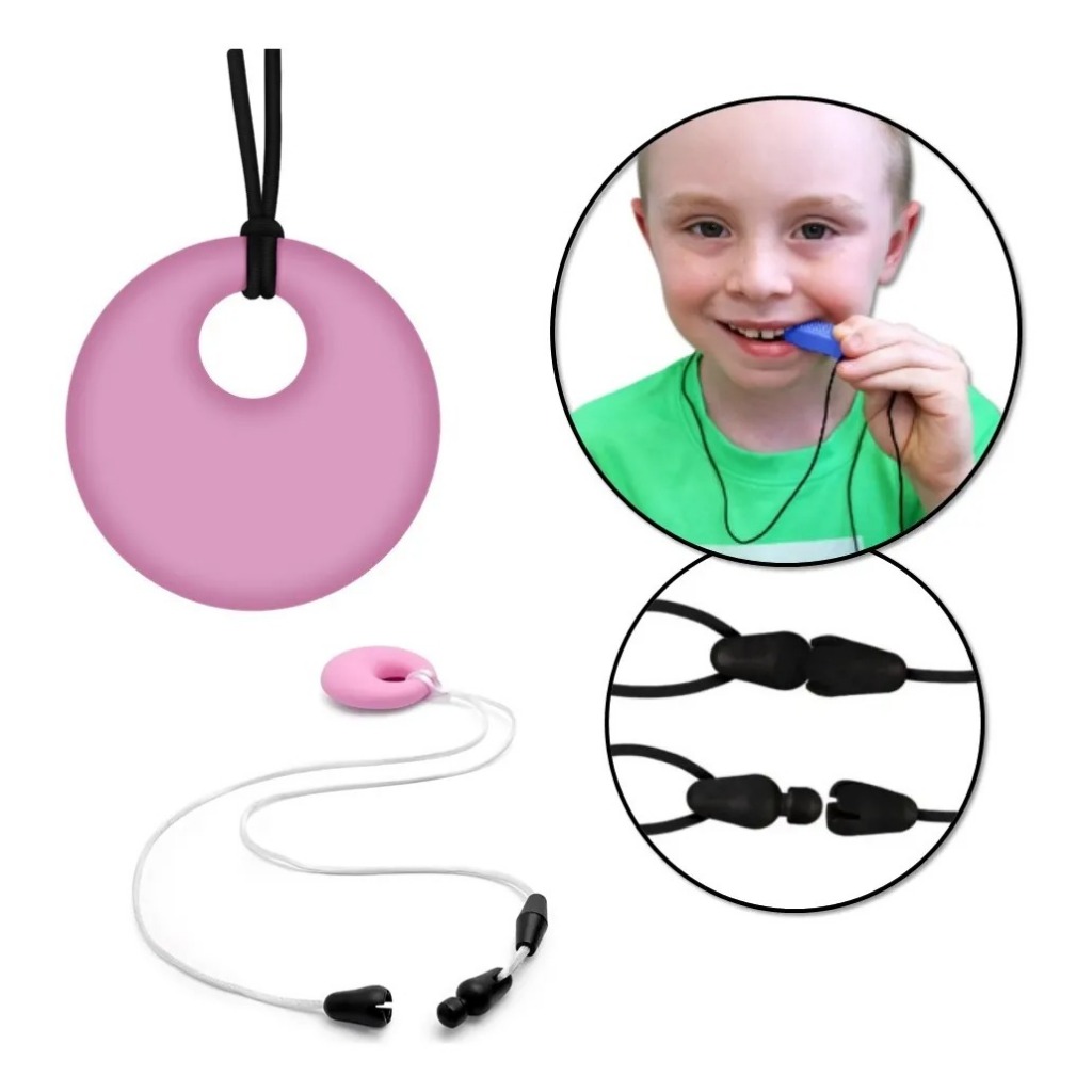 COLAR MORDEDOR SENSORIAL Autismo Ansiedade/TDAH/TEA COLOR JOY original em Oferta na Shopee