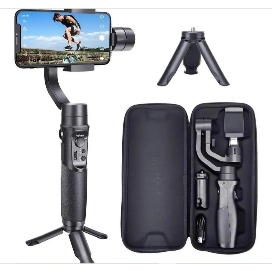 Gimbal iSteady Mobile+ 3 Eixos p/ Celular | Estabilizador Avançado p/ Vídeos Profissionais