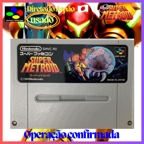 【Direto do Japão】🎮Super Famicom🎮 Super Metroid（Original japonês）