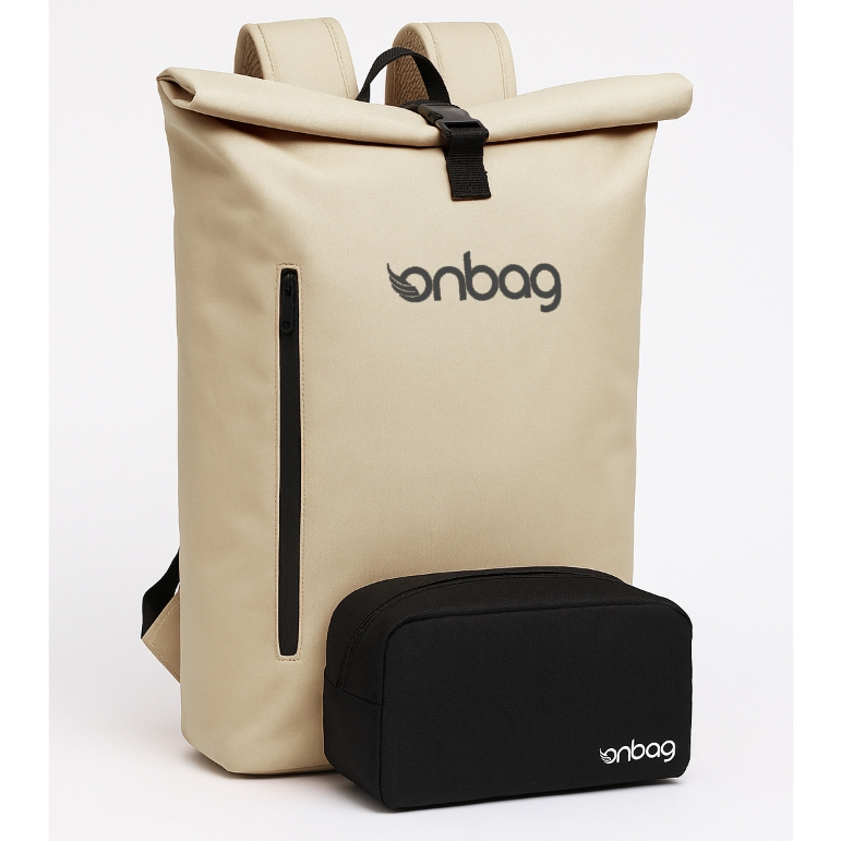 Mochila Casual Impermeável para Trabalho Viagem Faculdade com Necessaire Grande Inclusa ONBAG