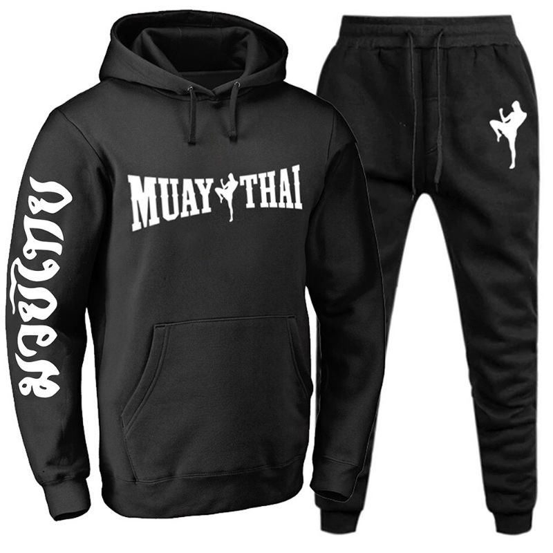 conjunto moletom flanelado masculino feminino de frio unissex muay-tay novidade Premium envio rápido