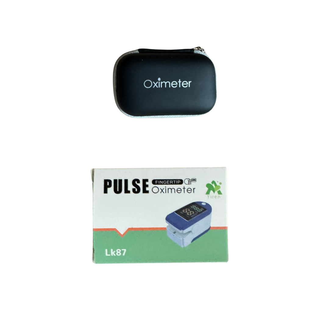 Kit Oximetro de dedo + case de oximetro