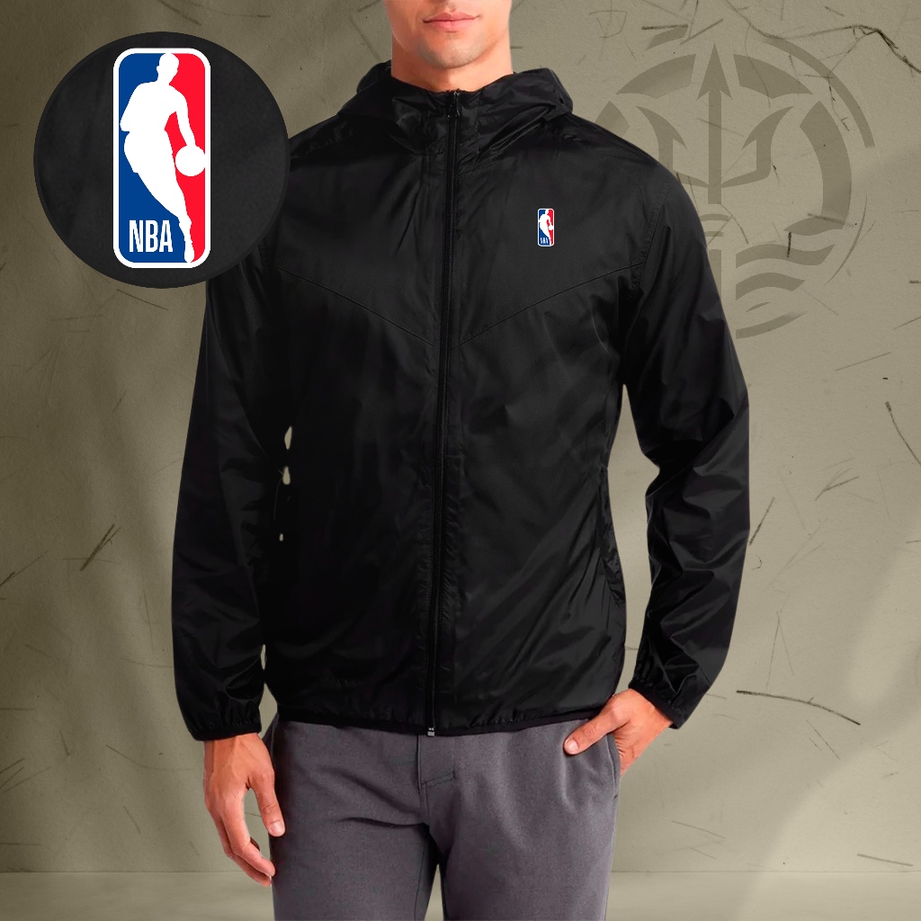 Jaqueta Corta Vento Masculina - NB01 - Com Capuz, Bolso e Zíper - Academia Corrida Esportes em Oferta na Shopee