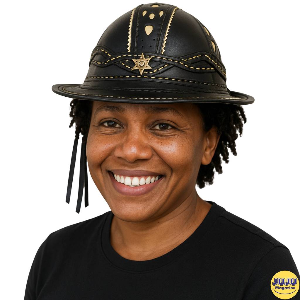 Chapeu Dominguinhos Nodestino com Couro Legitimo Tamanho Unico Unissex