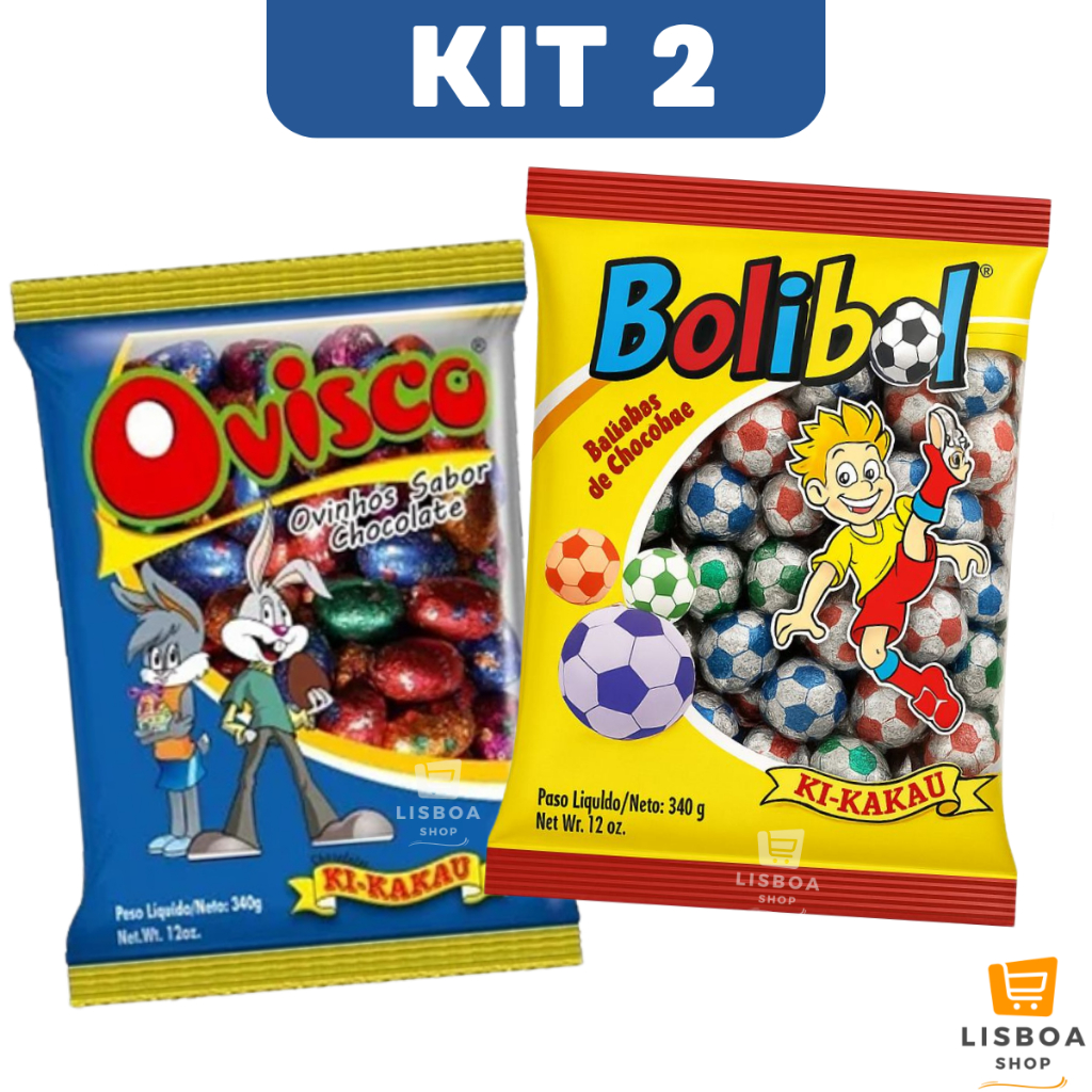 Bolinha de Chocolate Ovinhos de Páscoa Kit 2 Pacotes 340g c/48un cada - Kikakau em Oferta na Shopee
