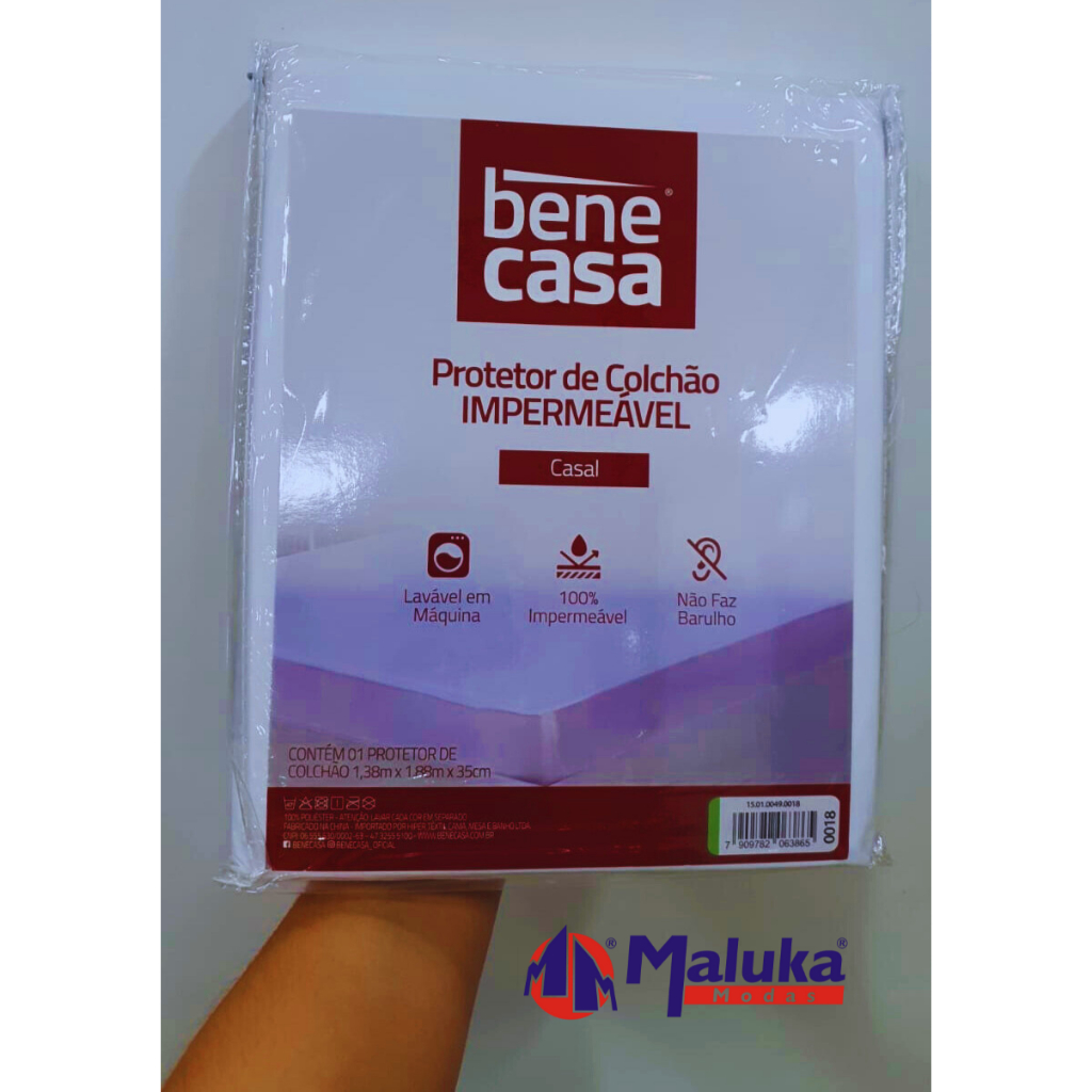 Protetor de Colchão Impermeável Bene Casa Casal - Envio Imediato