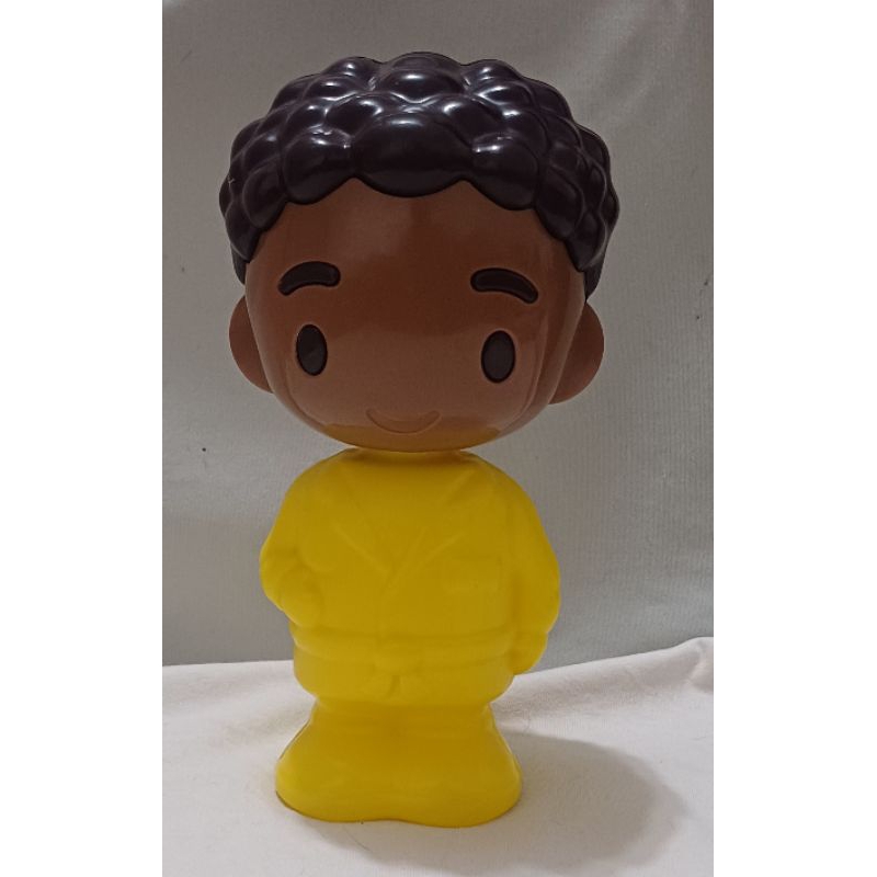 Boneco detetives do prédio azul DPA amarelo