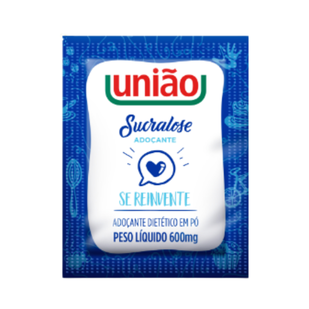Adoçante União Sucralose 600mg em Sachê | Escolha 100, 200, 300 ou 400 Unidades em Oferta na Shopee