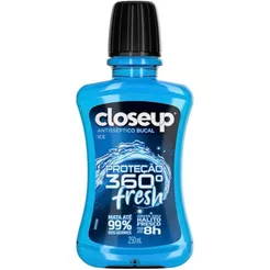 Anti-Septico Close Up Ice Com Alcool 250ml