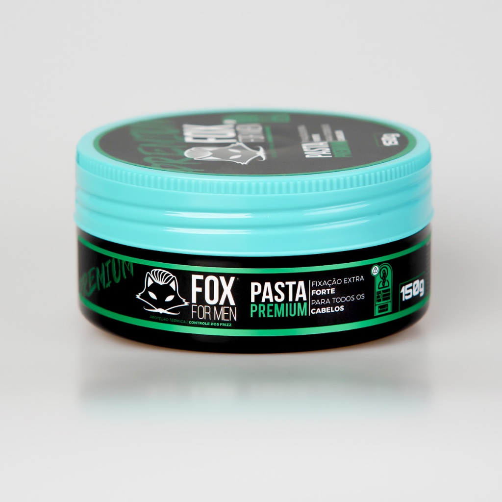 PASTA PREMIUM 150GR - FOX FOR MEN - PASTA MODELADORA BRILHO MOLHADO em Oferta na Shopee