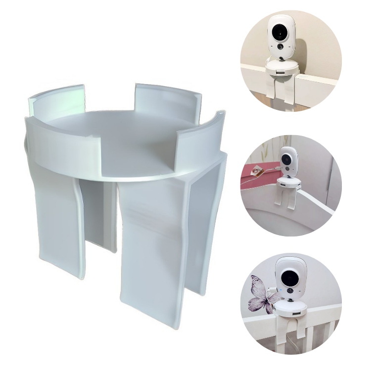 Suporte babá eletrônica para berço baby monitor universal