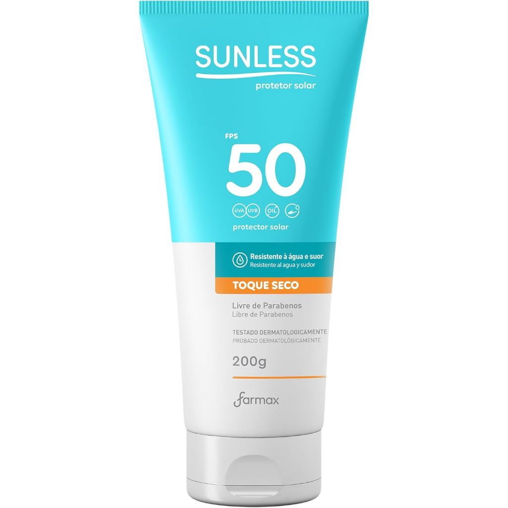 Protetor Solar Fps50 Toque Seco Sunless 200G