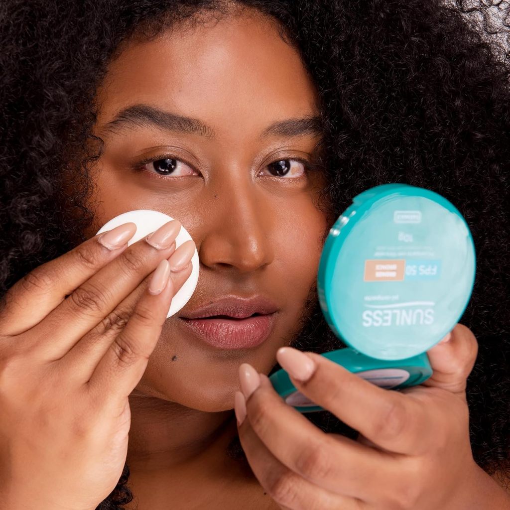 Pó Compacto Sunless com Filtro Solar Bronze FPS50 10g — imagem 2 de 2