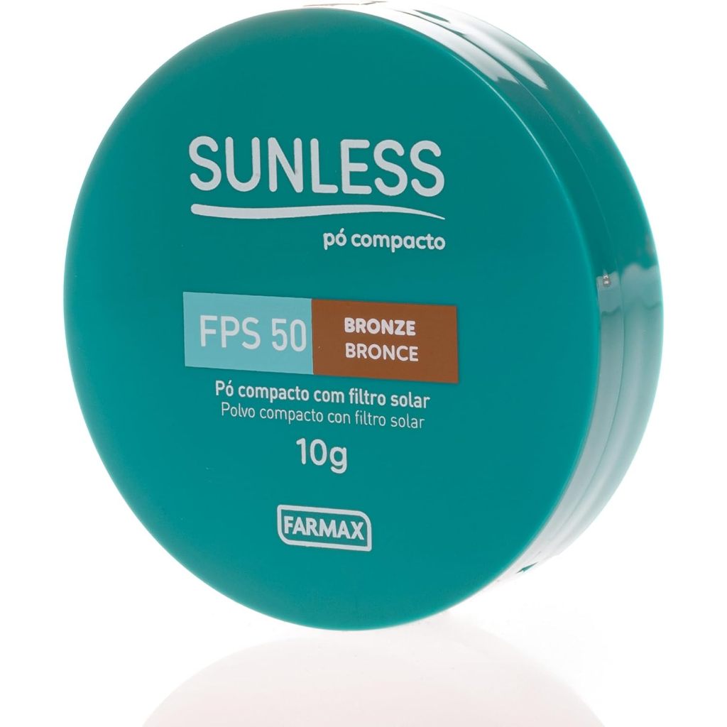 Pó Compacto Sunless com Filtro Solar Bronze FPS50 10g