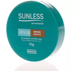 Pó Compacto Sunless com Filtro Solar Bronze FPS50 10g