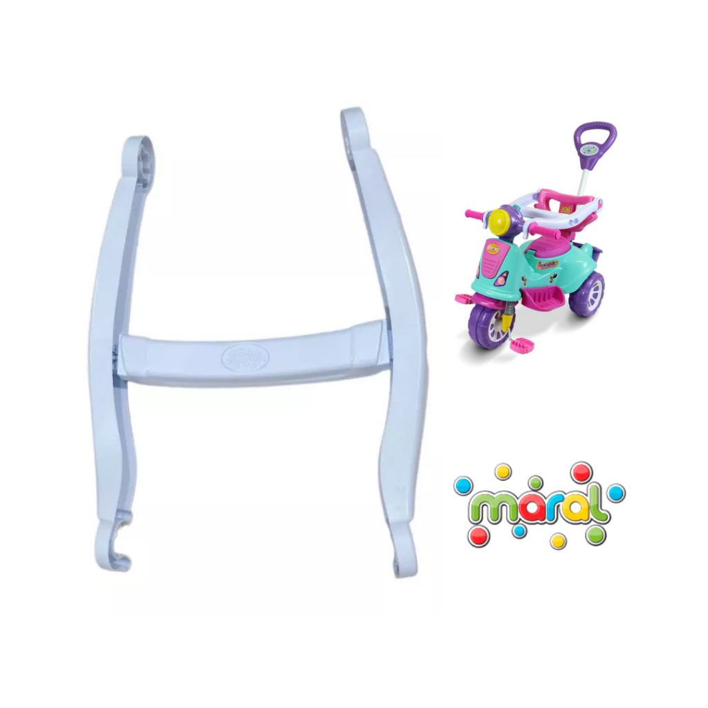 Protetor Lateral Arco para Triciclo Infantil Avespa Maral Bebê Bicicletinha Barra Proteção - Unidade