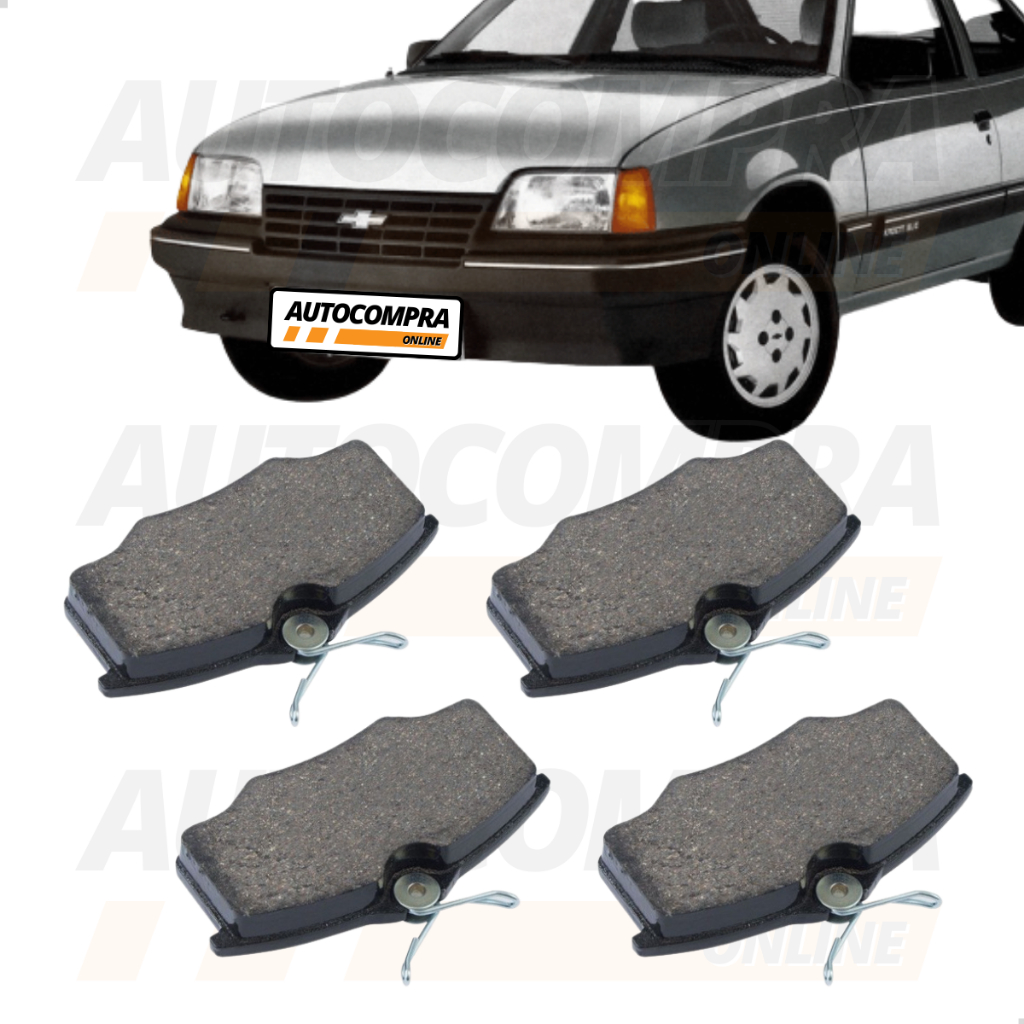 Jogo de Pastilhas de Freios Dianteira Para o Gm Chevrolet Kadett 1.8 2.0 1996 a 1998