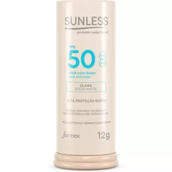 Protetor Solar Sunless Stick com Base Clara 12g