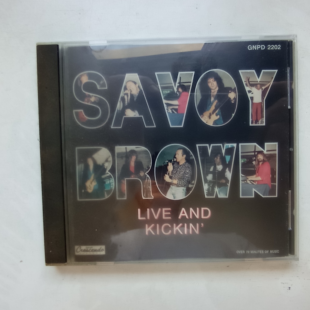 CD Savoy Brown - Live And Kickin' - 1990 - Importado