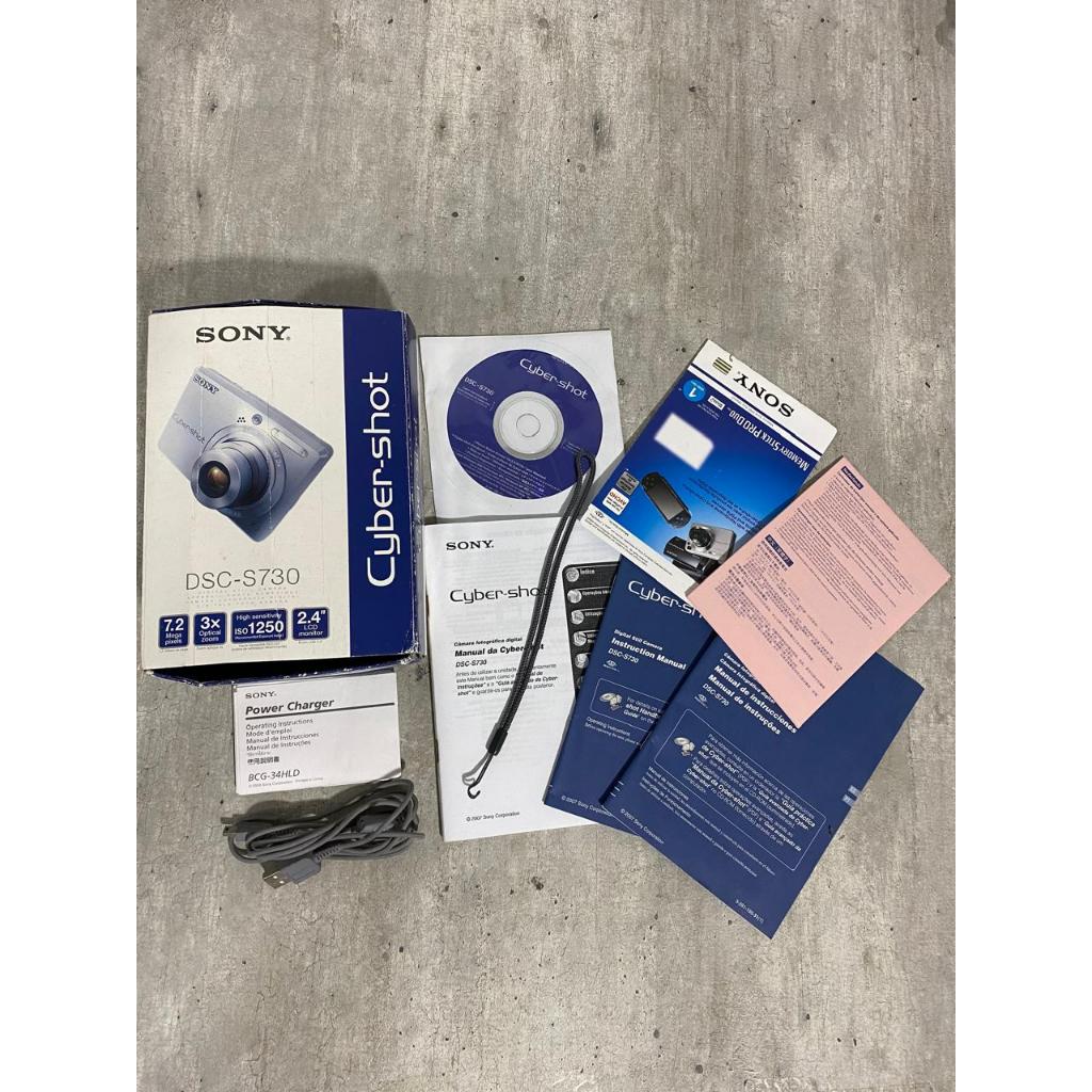 acessórios máquina digital Sony Cyber-shot DCS-S730