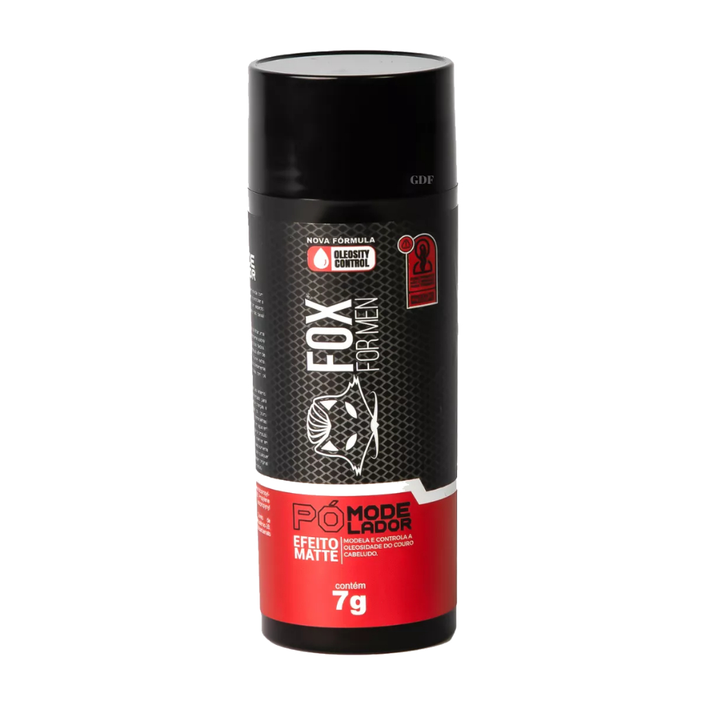 MODELADORA EM PÓ FOX FOR MEN - PÓ MODELADOR DE CABELO EFEITO SECO