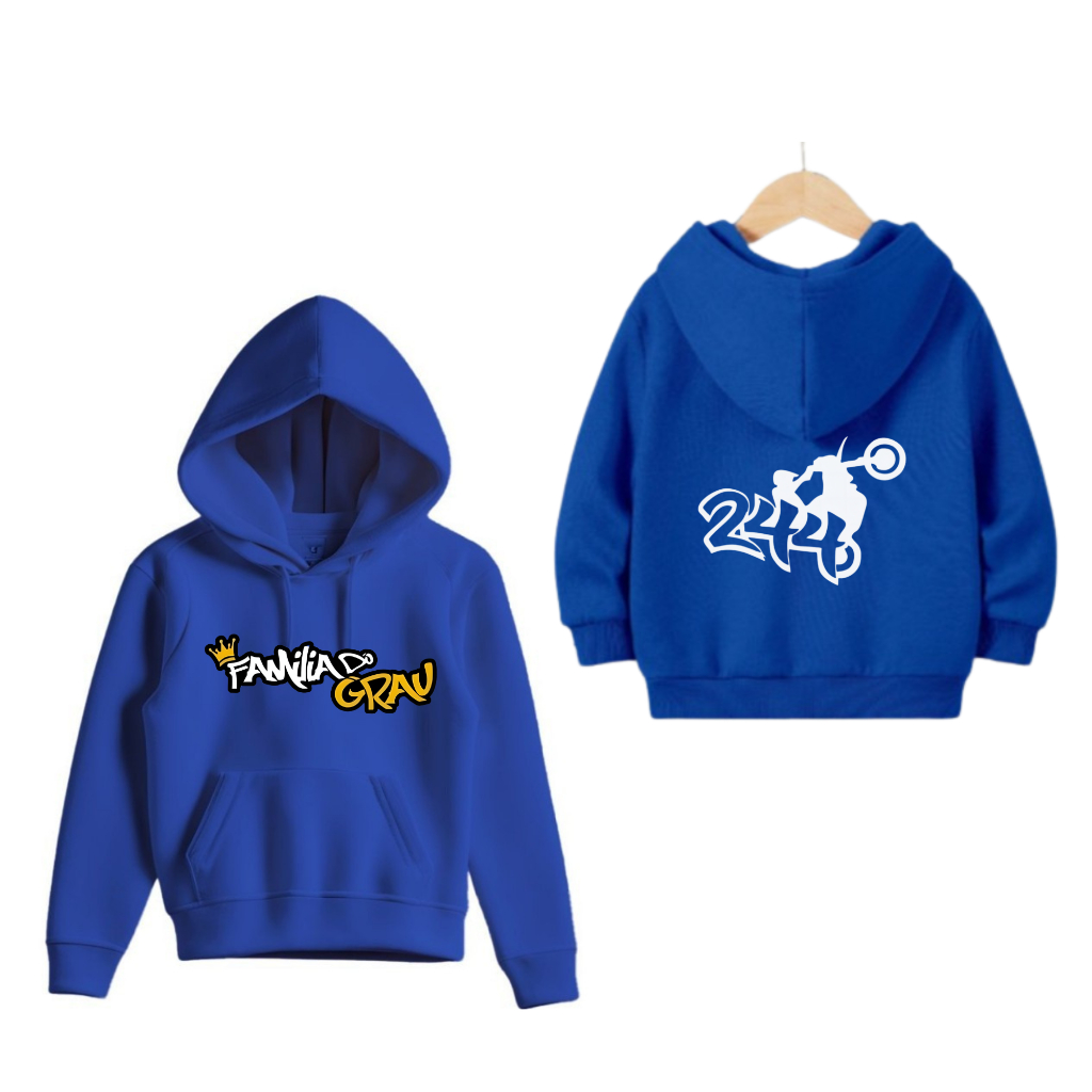 Blusa Moletom Infantil Personalizado Familia Grau Meninos Casaco de Frio em Oferta na Shopee