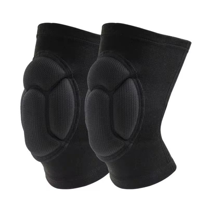 KIT Joelheira Protetoras  Esponja Respirável Dança Vôlei Basquetebol Proteção Treinamento Unisex