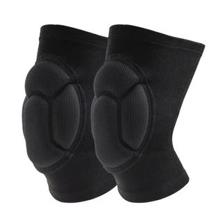 KIT Joelheira Protetoras  Esponja Respirável Dança Vôlei Basquetebol Proteção Treinamento Unisex