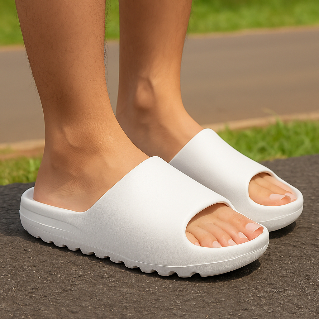 Chinelo Sandalia Slide estilo nuvem Masculino e Feminino - Estiloso, Confortável Mácio em Oferta na Shopee