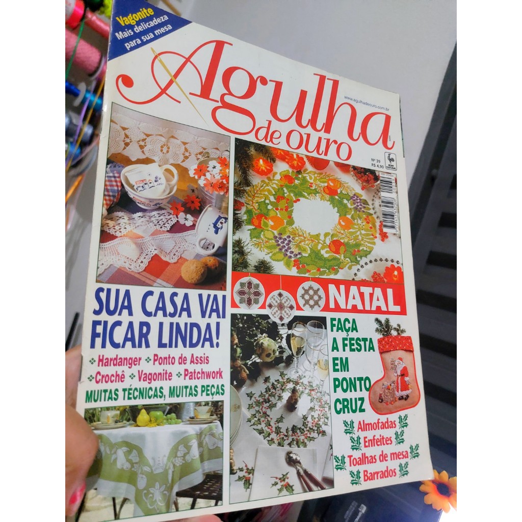 Revista Ponto Cruz Agulha de ouro