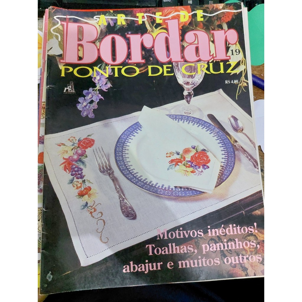 Revista Arte de bordar Ponto cruz