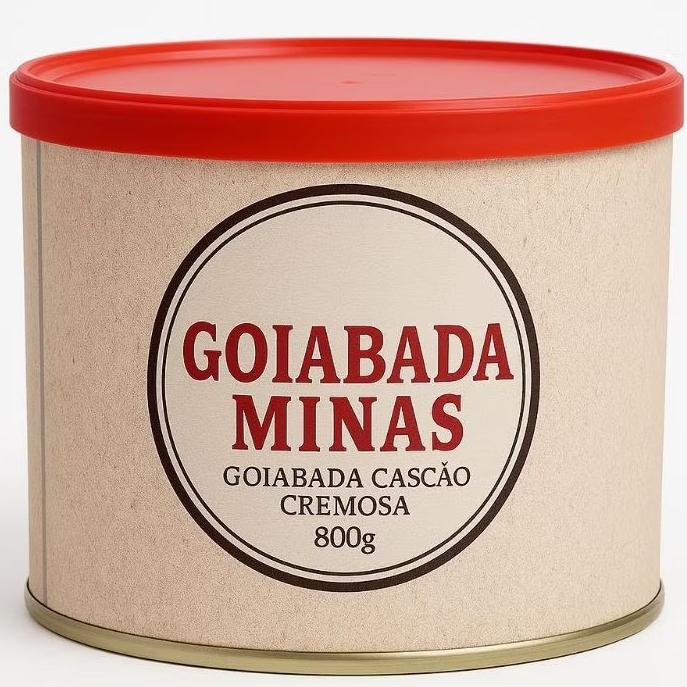 Minas Goiabada Cascão Cremosa de Minas Gerais 800g – Goiabada Artesanal Gourmet