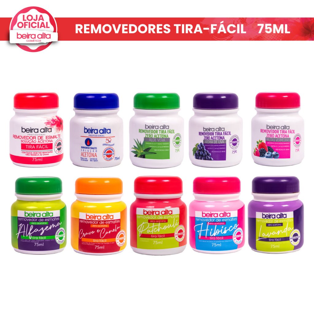 Removedor de Esmaltes Beira Alta: Onde Comprar | BuscaProdutos