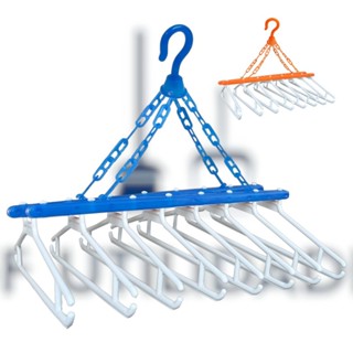 Cabideiro Retrátil Multiuso com 8 Cabides em Oferta na Shopee